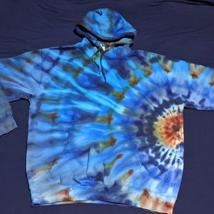Men's tie dye hoodie